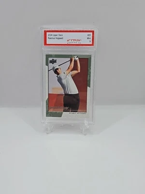 2024 Upper Deck Portfolio Rasmus Hojgaard #25 ICONIC Mint 9 - Image 1 of 2