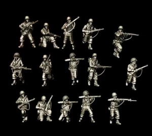 20mm 28mm ww2 US GI infantry squad bolt action - Picture 1 of 1