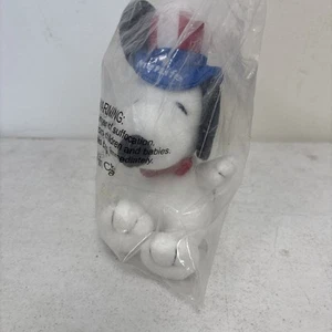 Peanuts Snoopy MetLife Plush Red White Blue Patriotic 6" Soft Toy 4th July New - Picture 1 of 6