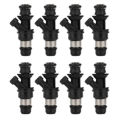 8 Fuel Injectors 25176061-E For 2001-2003 GMC Yukon XL 2500 GMC Sierra 3500 8.1L Foto 1 de 4