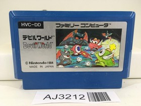 AJ3212 Devil World Nintendo Famicom NES Japan