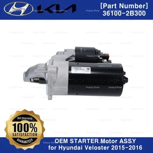 361002B300 Original OEM STARTER Motor ASSY für Hyundai Veloster 2015-2016 - Bild 1 von 1