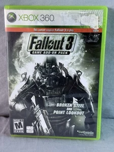 Fallout 3 Add-On Pack: Broken Steel and Point Lookout (Xbox 360, 2009) - Picture 1 of 3