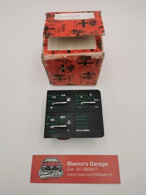 Strumentazione Livello Benzina Pressione Olio Temperatura Acqua Alfa Romeo 75 90 Foto 1 de 4
