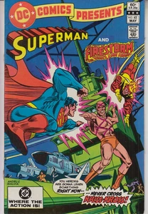 DC COMICS PRESENTS SUPERMAN & FIRESTORM 45 1982 GRADED FN ROSS ANDRU CVR - Picture 1 of 2