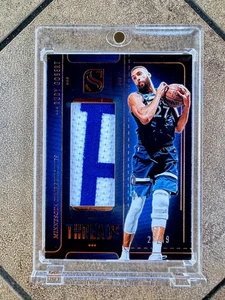 Rudy Gobert 2024 Panini Silhouette Jumbo Prime Game Used Patch /49 Timberwolves - Picture 1 of 2
