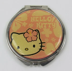 Sanrio Hello Kitty Compact Double Mirror, Makeup Mirror, Used 2004 Metal Folding - Picture 1 of 11