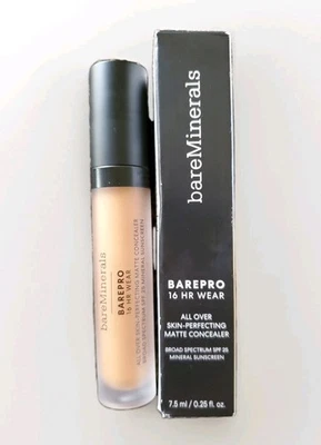 bareMinerals Barepro 16HR All Over Matte Concealer 7.5ml Medium Deep Neutral NIB - Image 1 of 4
