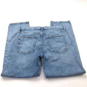GAP 90's Loose 14/32 (Fits 35W 30L) High Rise Denim Baggy Jeans Blue - Picture 1 of 10