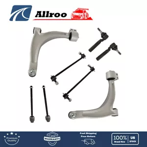 For 2004-2012 Chevy Malibu 8x Front Tie Rods Sway Bar Links Control Arms Kit - Picture 1 of 9