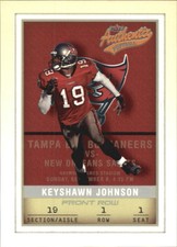 2002 Fleer Authentix Front Row #7 Keyshawn Johnson /150