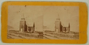 CHURCH VALDERS NORWAY K KNUDSEN BERGEN PHOTO STEREOVIEW - Picture 1 of 2