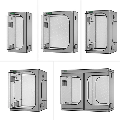 VIVOSUN 4x2/3x3/4x4/5x5/8x4 Updated Grow Tent Mylar Room Thickened Poles 165lbs - Image 1 of 4