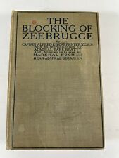 The Blocking of the Zeebrugge vintage book WW I military Carpenter 1922 UK Navy