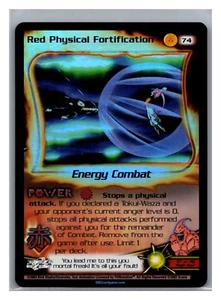 1x DBZ CCG ROJO FORTIFICACIÓN FÍSICA 74 HOLO FOIL POCO COMÚN FUSIÓN SAGA - Imagen 1 de 1