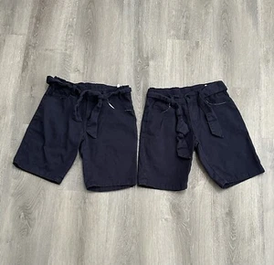 Bundle of 2 Pairs of BH Polo Club Boy’s Navy Blue Bermuda Shorts -12Y - Picture 1 of 7