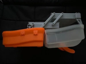 Plastic Sewing Tool Box Painting Makeup Storage Container Expanding Shelf System - Picture 1 of 6