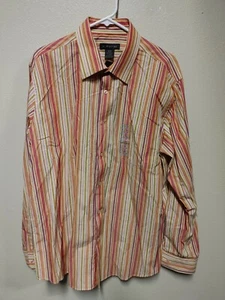 J Ferrar ***TALLA XL *** Camisa de vestir para hombre manga larga 17-17 1/2 NUEVA - Imagen 1 de 3