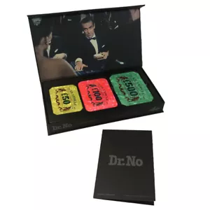 James Bond 007 - Dr. No Casino Plaque Set Prop Replica - Factory Entertainment - Picture 1 of 6