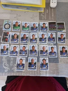 SET COMPLETO INTER 2012 2013 CALCIATORI PANINI - Foto 1 di 3