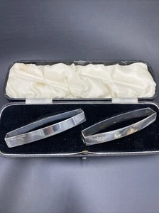 Sterling Silver Napkin Rings - Picture 1 of 5