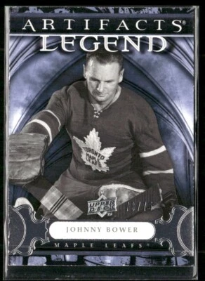 2009-10 Upper Deck Artifacts - Legend Johnny Bower #125 /999 - Image 1 of 2