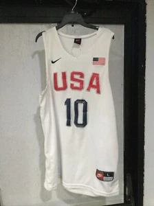 NIKE Kyrie Irving #10 STITCHED USA Basketball Jersey 2016 Rio Olympics Size L - Picture 1 of 6