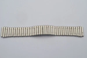 BREITLING ROULEAUX ARMBAND 20MM STAHL VINTAGE BULLET BRACELET RARE NO STRETCH - Bild 1 von 3