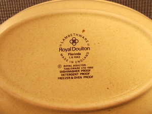 Royal Doulton China Florinda Pattern Oval Vegetable Bowl 10 3/8" - Picture 1 of 1