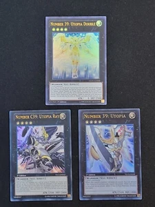 YuGiOh 1. Ultra Nummer 39: Utopie YS12-DE039 Doppel DUPO-DE008 Strahl YS13-DE042 - Bild 1 von 14