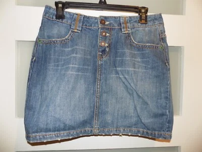 Mini-saia jeans azul JLO By Jennifer Lopez tamanho 5 feminina - Imagem 1 de 3