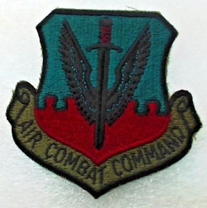 ORIGINAL USAF US AIR FORCE SQUADRON PATCH AIR COMBAT COMMAND SUBDUED - Picture 1 of 1