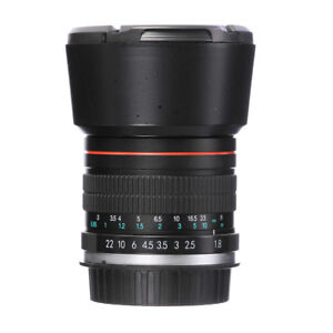 85mm F/1.8 Portrait Lens for Canon EOS 7DII 6D II 5DIII 5DII 80D 70D 750D Camera