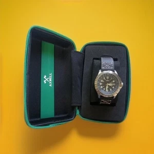 Reloj Blazer Axwell: Correa de Cuero Negro: Color Tostado/Negro: Nuevo Caja Abierta con Estuche - Imagen 1 de 2