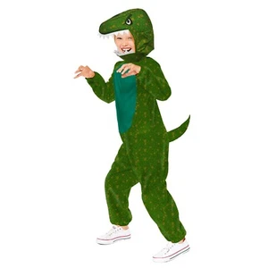 Amscan Dinosaur Jumpsuit Jurassic Park Child Fancy Dress Costume Age 3-4 Years - Picture 1 of 2