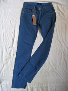PHARD Damen Blue Jeans Stretch Indigo W27/L34 low waist slim fit straight leg  