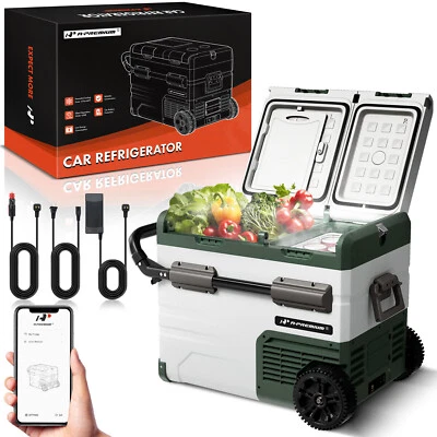 Refrigerador portátil para automóvil 45,6 L/48 QT refrigerador congelador con control de aplicación 12 V Foto 1 de 4