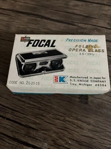 Vintage S. S. Kresge (Kmart) Focal Folding Opera Glass, 2.5 x 25mm Great Condit - Picture 1 of 5