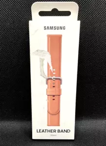 Samsung Galaxy Watch Active2 Leather Band 20mm Pink ET-SLR82MPEGUJ ❤️✅❤️ NEW - Photo 1 sur 3