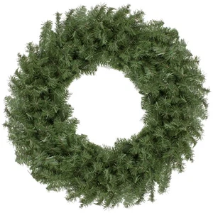 Corona de Navidad Artificial Northlight 30" Pino Canadiense - Sin Iluminar - Imagen 1 de 7