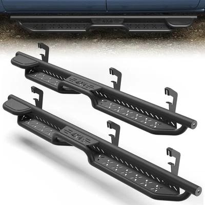 Black Nerf Bar Drop Side Step Fit For Chevy Silverado/GMC Sierra 1500 2007-2018  Foto 1 de 4