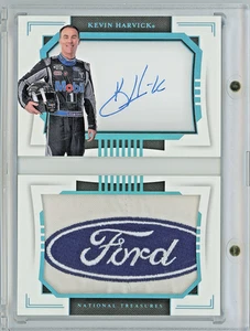 2021 National Treasures Racing Kevin Harvick Firesuit Booklet Patch Auto 1/1 - Picture 1 of 2