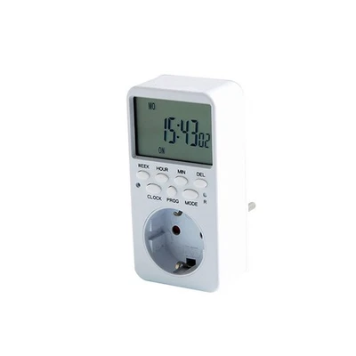  Presa Timer Digitale Elettronica con Timer, 16 A, - Immagine 1 di 4