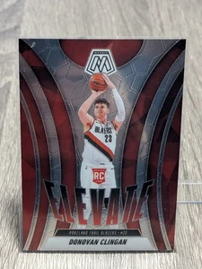 Donovan Clingan Portland Trail Blazers 2024-25 Silver Mosaic Panini RC Elevate - Imagen 1 de 2