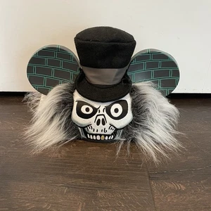 Disney Parks Haunted Mansion Hatbox Ghost Mickey Mouse Ears Hat October 2017 - Picture 1 of 4