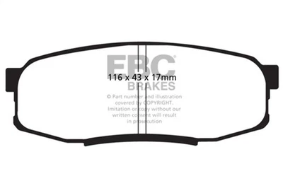EBC for 08+ Lexus LX570 5.7 Yellowstuff Rear Brake Pads - Image 1 of 4