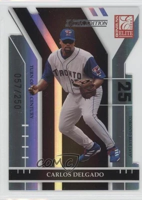 2004 Donruss Elite Extra Edition Turn of the Century /250 Carlos Delgado #68 - Image 1 of 2