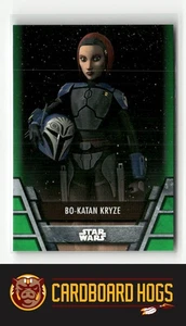 2020 Topps Star Wars Holocron Series #MD-2 Bo-Katan Kryze VERDE - Foto 1 di 2