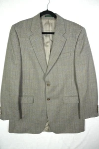 Lauren Ralph Lauren Sakko Herren Gr. 40 L braun kariert Tweed Blazer Wolle Anzug Mantel - Bild 1 von 13