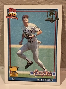1991 Topps Operation Desert Shield #756 Jeff Huson Texas Rangers NRMT B - Picture 1 of 2